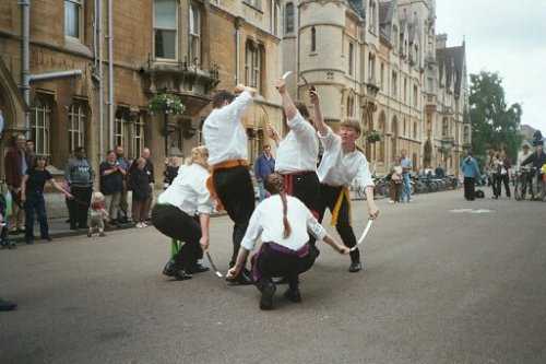 Mabel dancing in Oxford